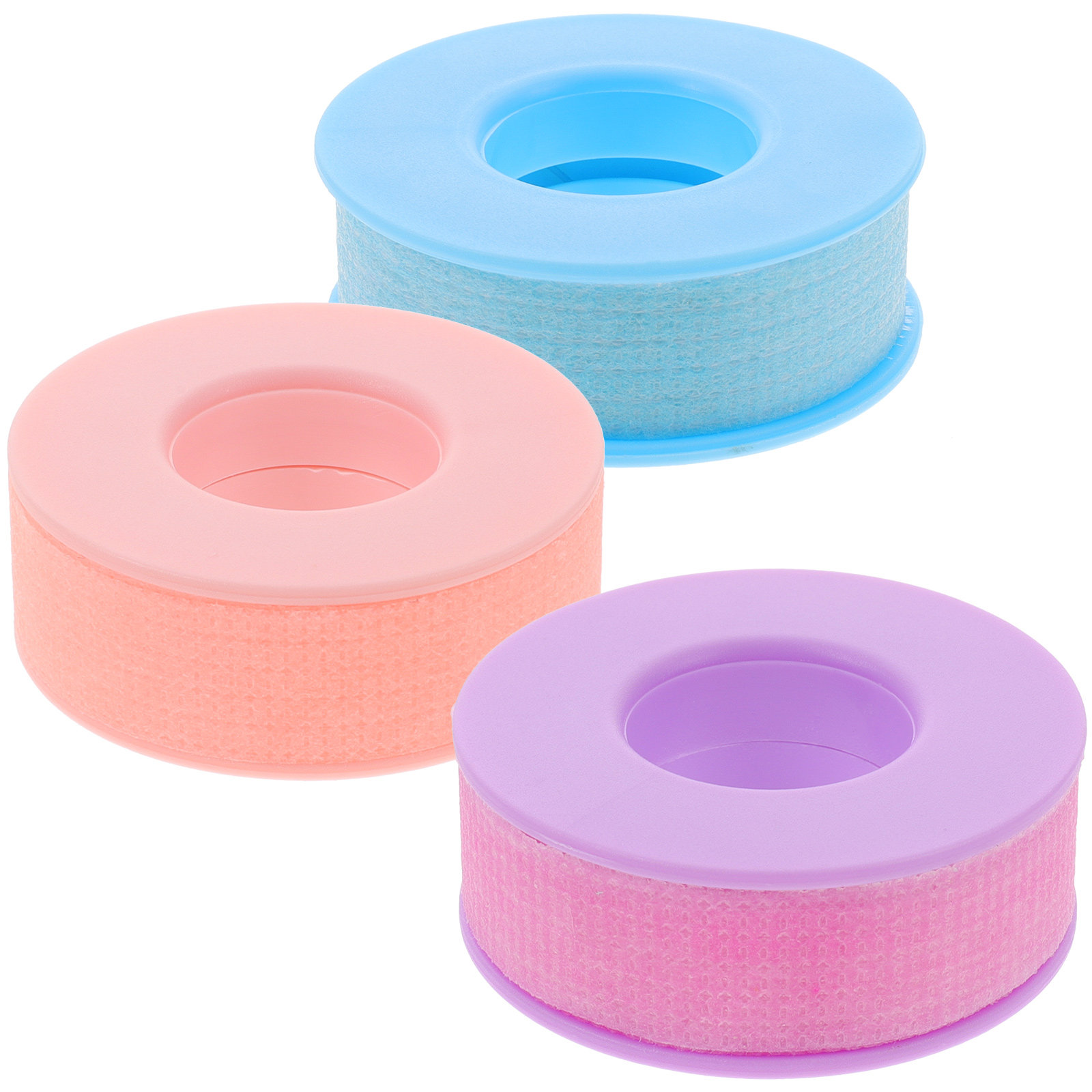 Tape Breathable Lash - 3 Rolls Eyelash Tape Non-Woven Silicone