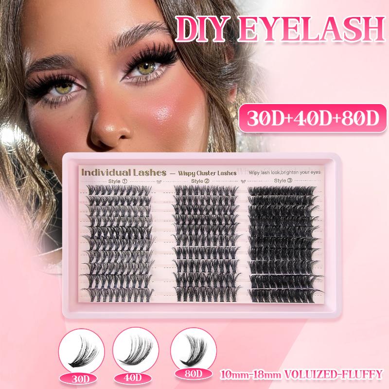 DIY Lash Extensions Kit with S - Eyelash Extension Volume 评论和价格