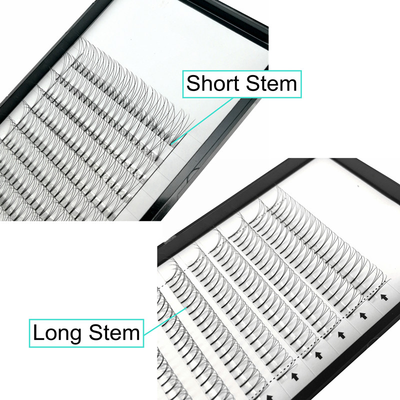 5 Trays/Lot Long Stem High Qua - Eyelash Extension For Asian Eyes 评论和价格