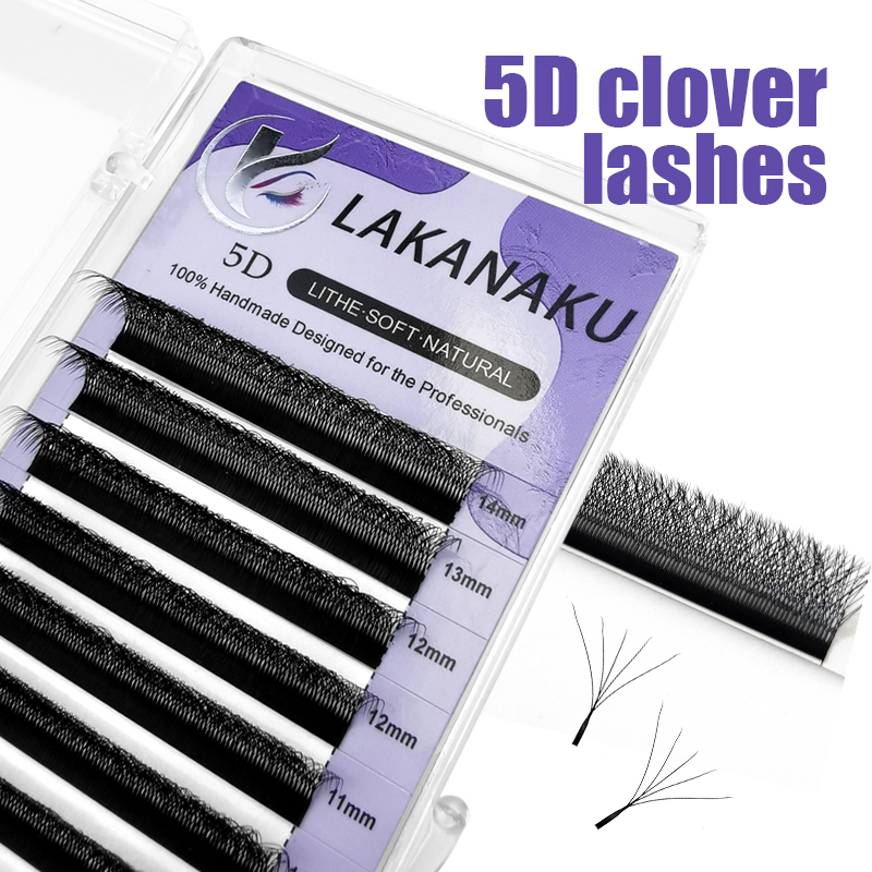 LAKANAKU W Shape Bloom 3D 4D 5 - Eyelash Extension Y Shape 评论和价格