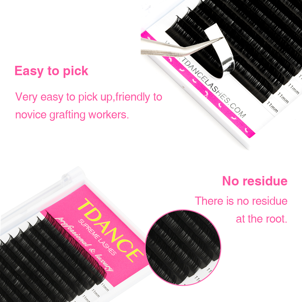 TDANCE Eyelash Extension 16Row - Eyelash Extension For Asian Eyes 评论和价格
