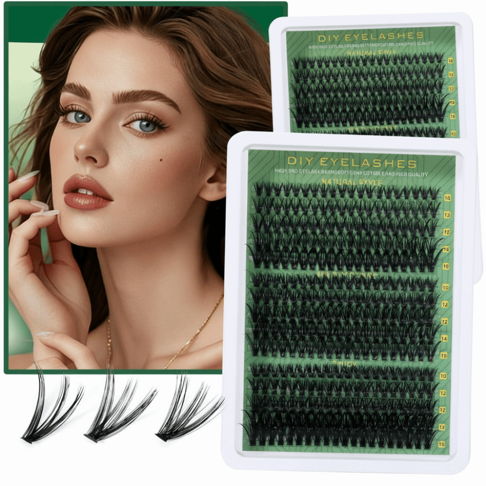 Natural Look False Eyelashes B - Eyelash Extension Wispy 评论和价格