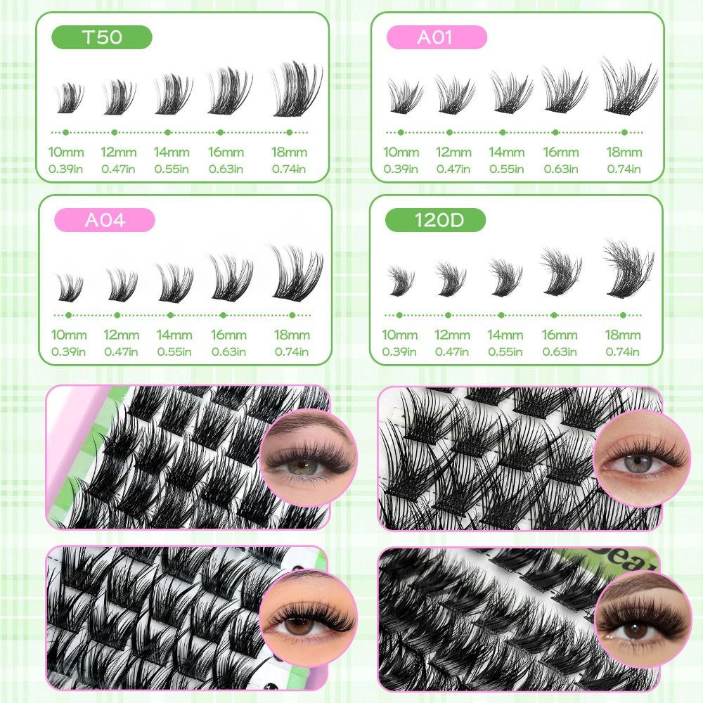 Natural Look False Eyelashes B - Eyelash Extension Wispy 评论和价格