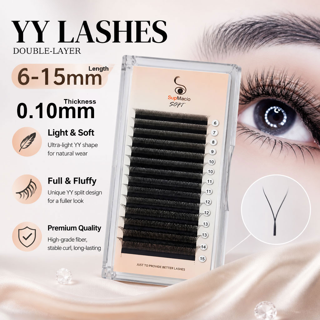 Supmacio 0.10 mm YY Lash Y Sha - Eyelash Extension Y Shape 评论和价格