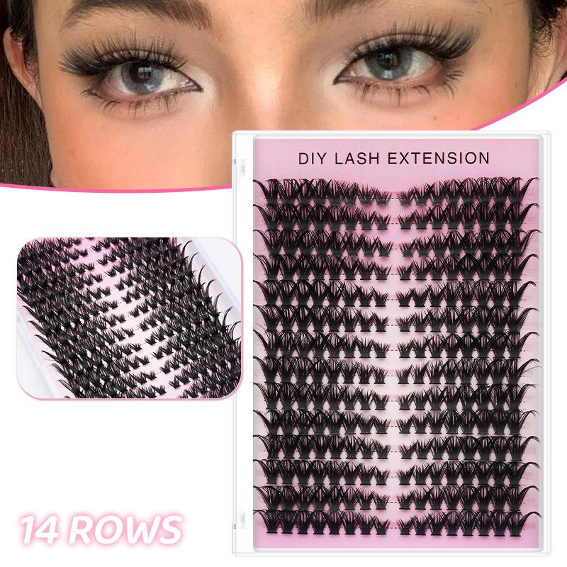 20pcs DIY False Eyelash Extens - Eyelash Extension Volume 评论和价格