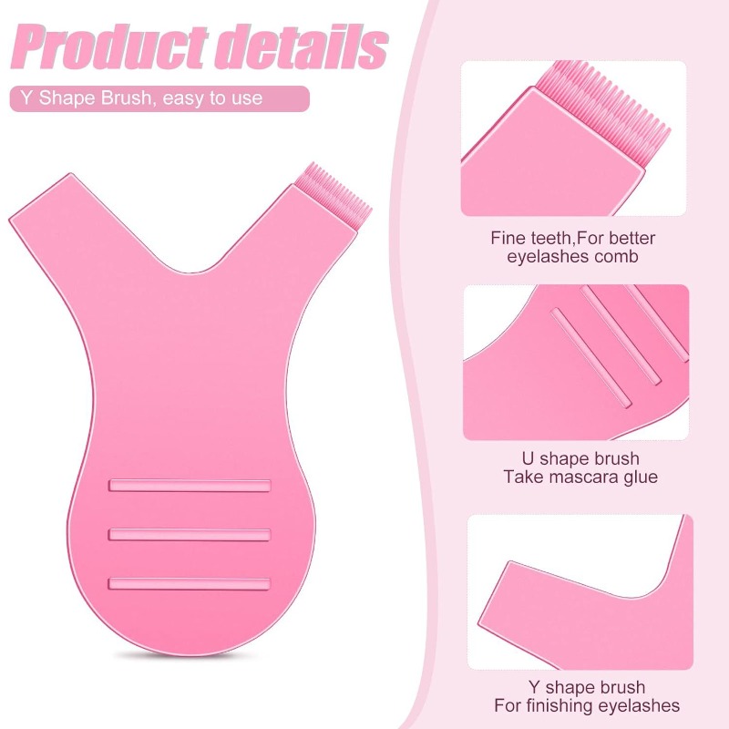 10pcs Eyelash Brushes Reuseabl - Eyelash Extension Y Shape 评论和价格