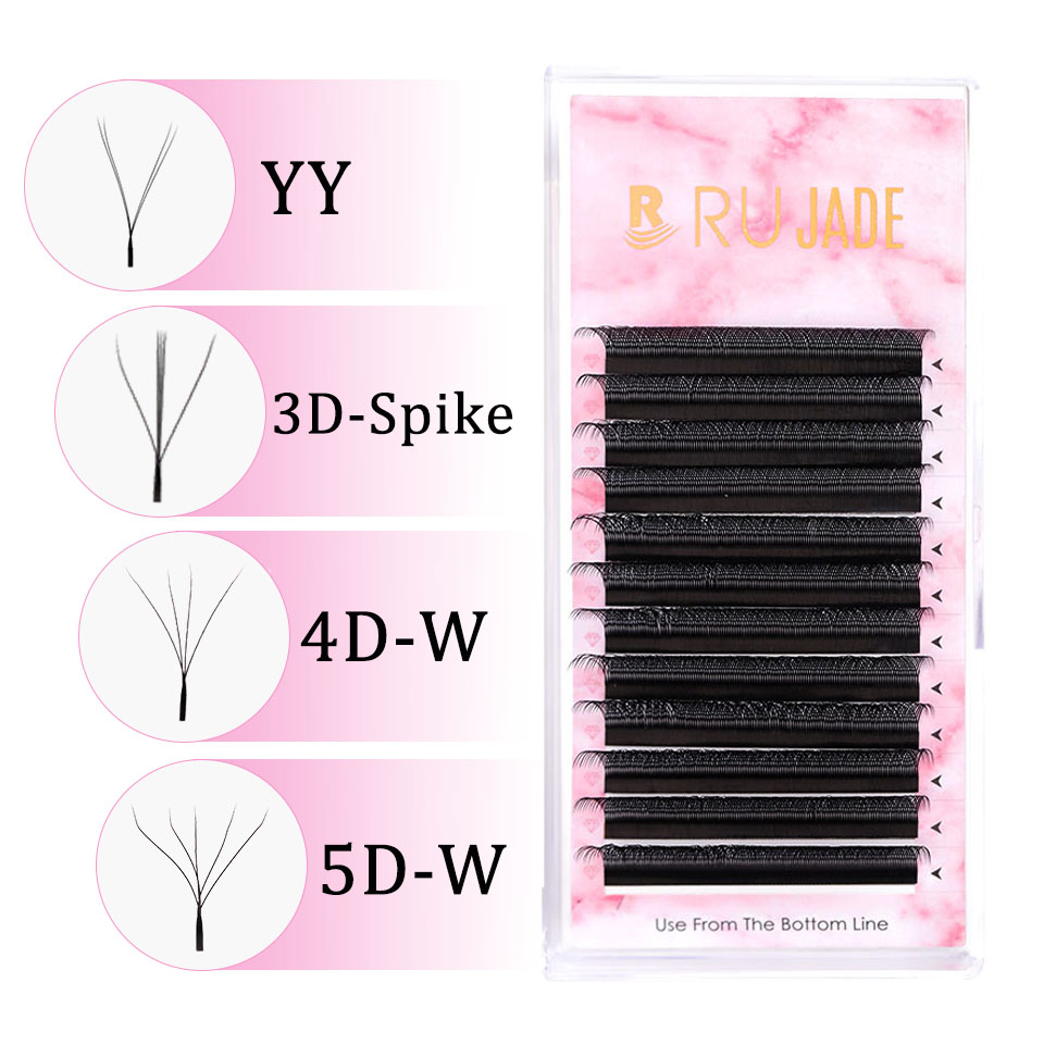 Rujade YY 3D 4D 5D W Shape Blo - Eyelash Extension Y Shape 评论和价格