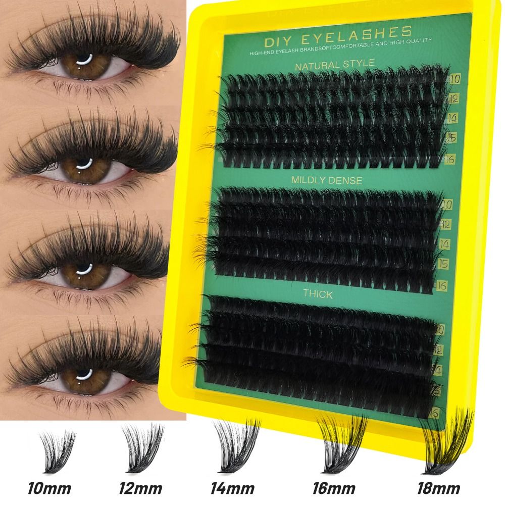 Natural Look False Eyelashes B - Eyelash Extension Wispy 评论和价格