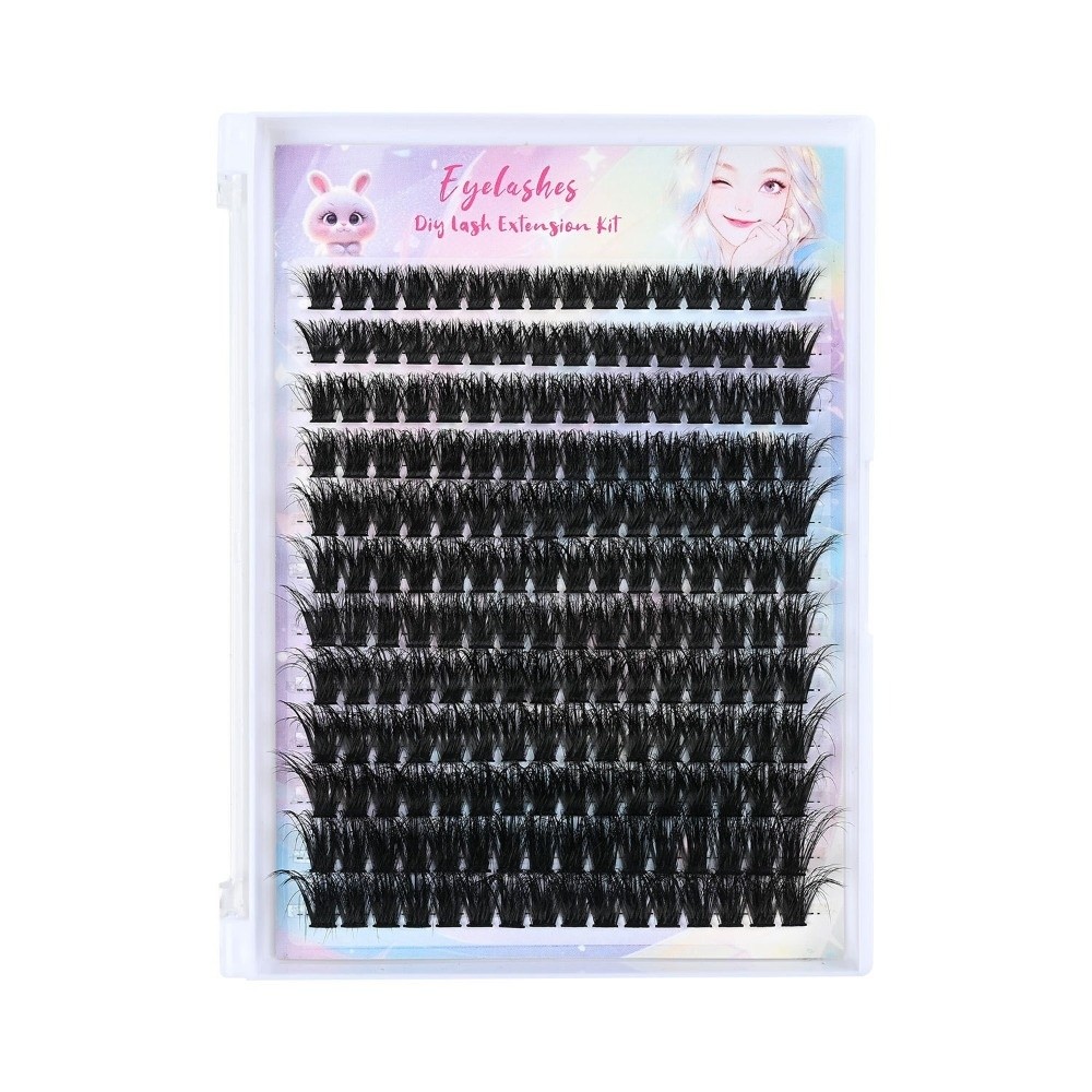 Natural Look False Eyelashes B - Eyelash Extension Wispy 评论和价格