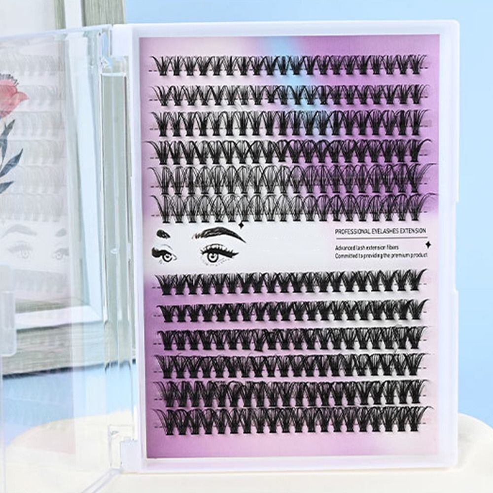 Natural Look False Eyelashes B - Eyelash Extension Wispy 评论和价格