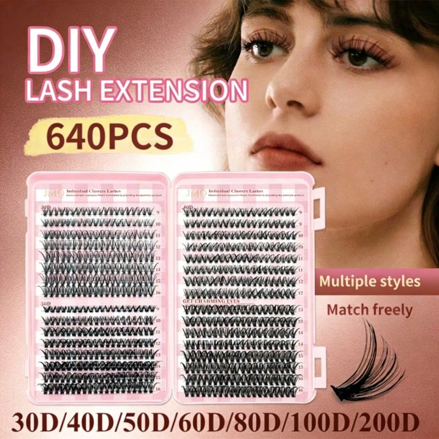Pointed Segmented DIY Cluster  - Eyelash Extension Volume 评论和价格