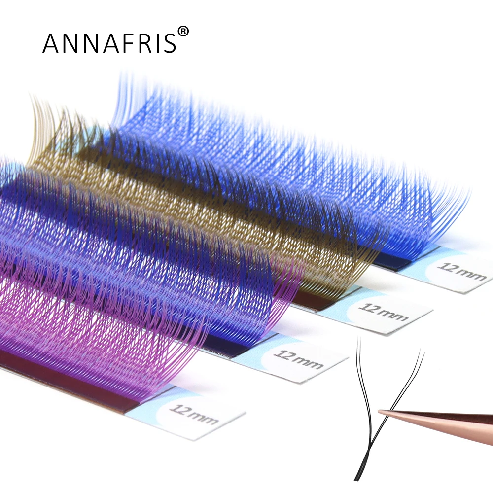 ANNAFRIS C/D Curl YY Lashes Co - Eyelash Extension Y Shape 评论和价格