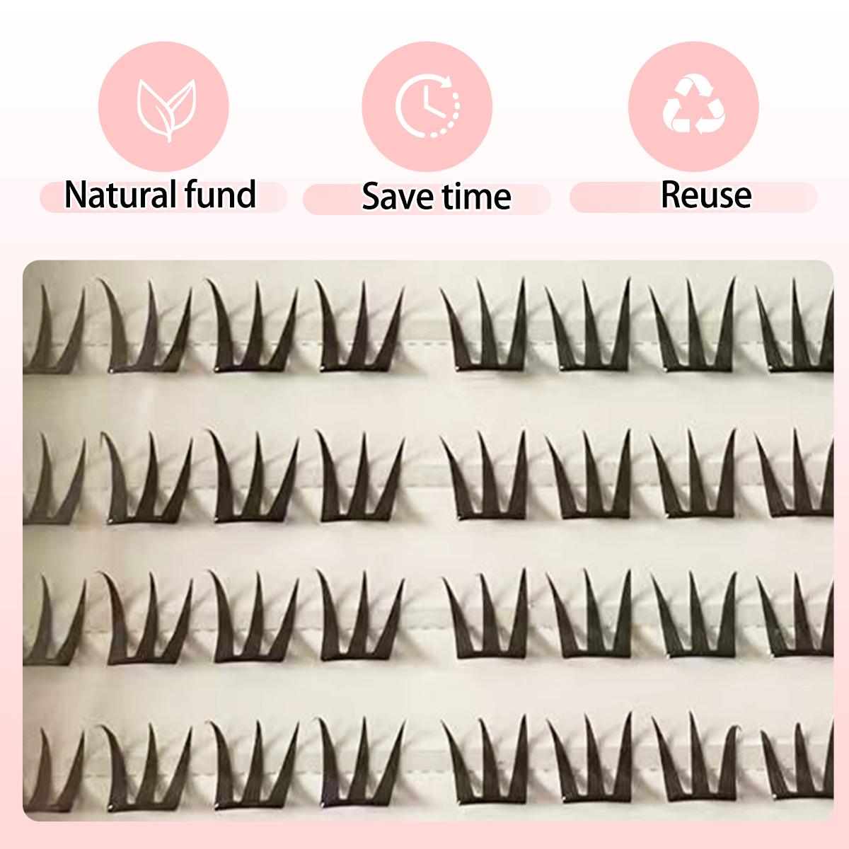 Easy Snap-On Eyelash Clusters  - Eyelash Extension For Asian Eyes 评论和价格