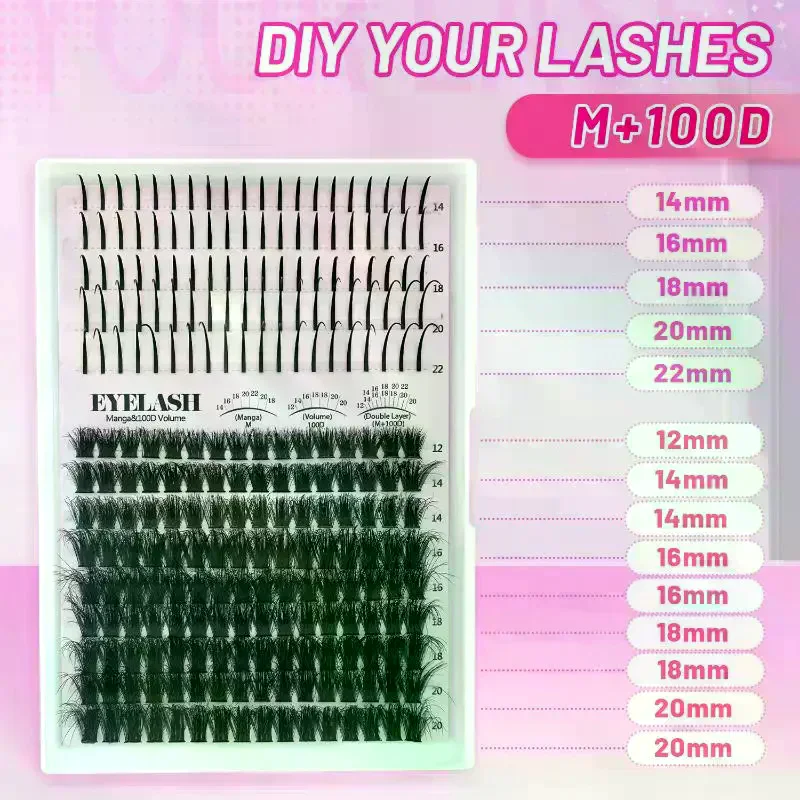Lash Clusters Kit Lash Spikes  - Eyelash Extension Volume 评论和价格