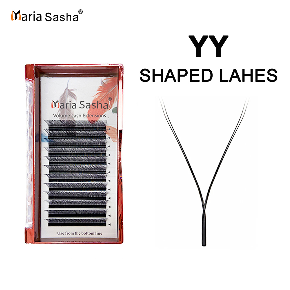 MARIA YY Shaped Eyelashes Clus - Eyelash Extension Y Shape 评论和价格
