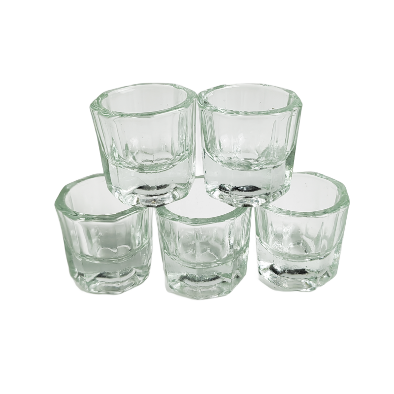 5pcs Glass Dappen Dish For Nai - Eyelash Extension Or Lash Lift 评论和价格