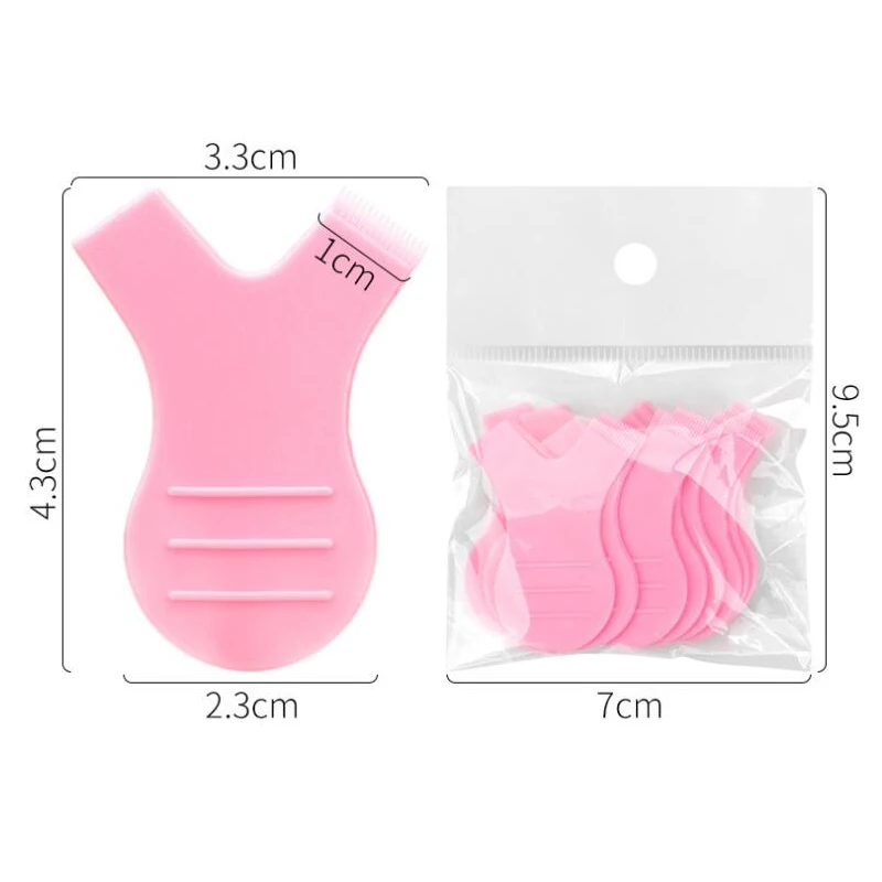 10pcs Makeup Eyelash Brushes R - Eyelash Extension Y Shape 评论和价格