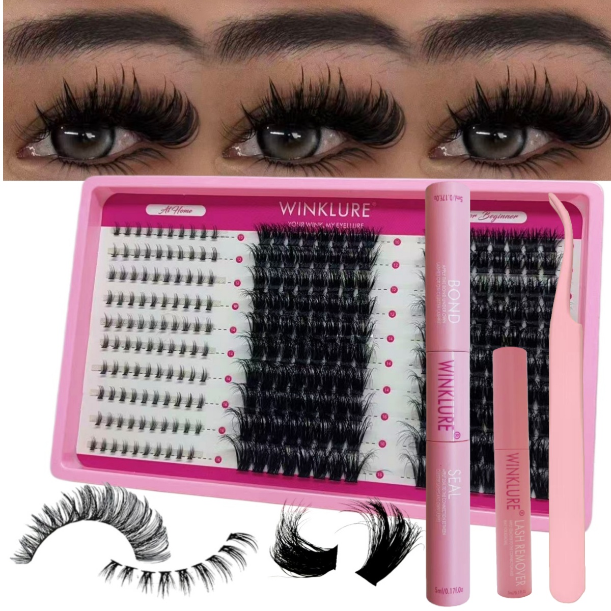 WINKLURE Fluffy Lash Clusters  - Eyelash Extension Volume 评论和价格