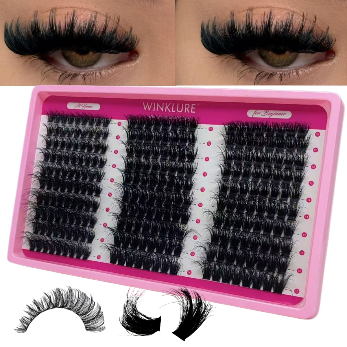 WINKLURE Fluffy Lash Clusters  - Eyelash Extension Volume 评论和价格