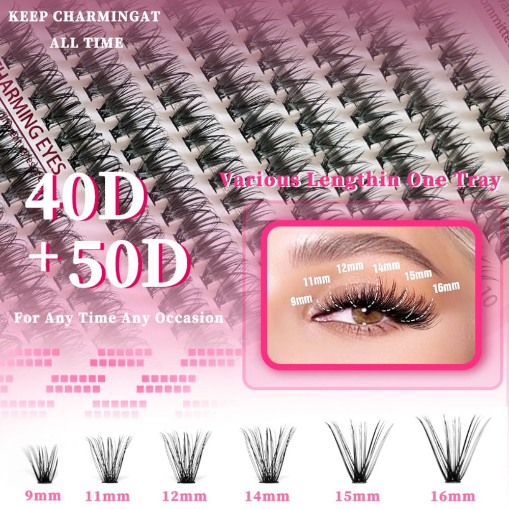 9-16mm Length False Eyelashes  - Eyelash Extension Volume 评论和价格