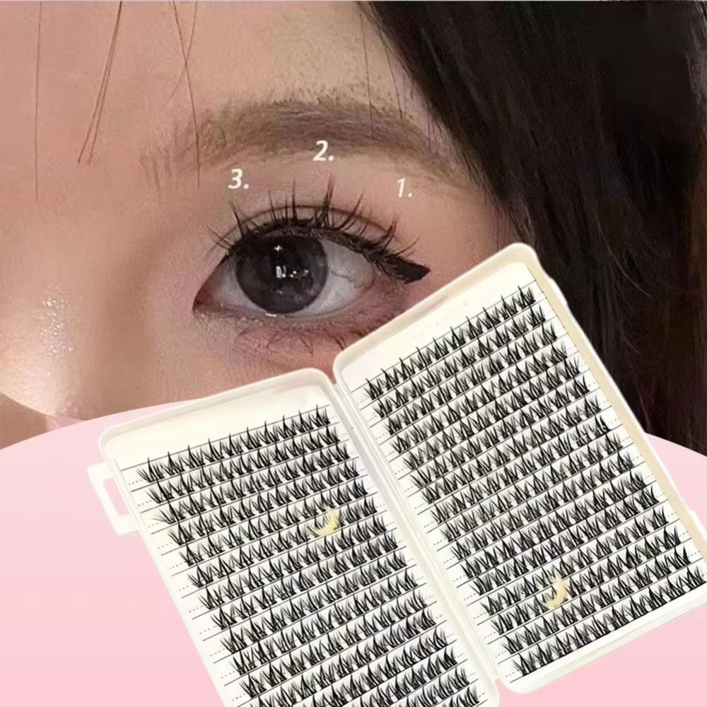 Natural Look False Eyelashes W - Eyelash Extension Wispy 评论和价格